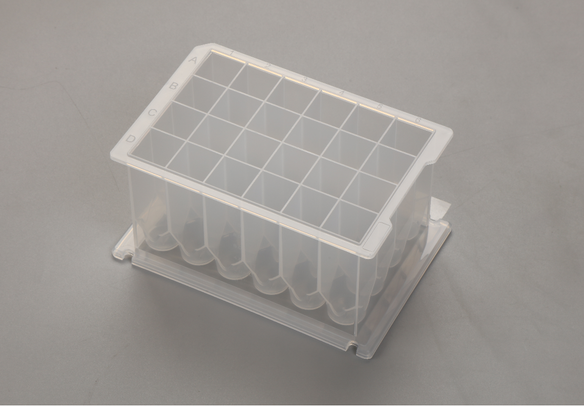 24 Square-Well Extraction Plate Conical Bottom
