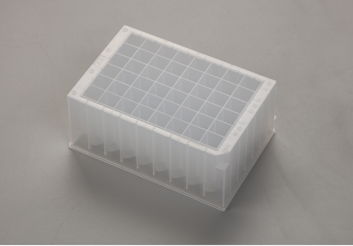 48 Square-Well Extraction Plate Conical Bottom