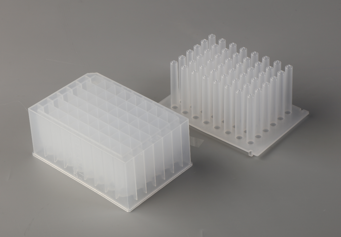 48 Square-Well Extraction Plate Conical Bottom